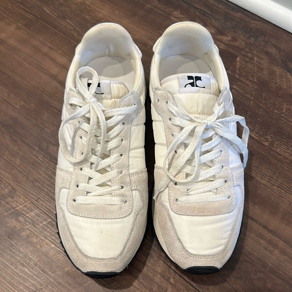 Courrēges White Runners | Size 41, fit like 40 | Gently worn